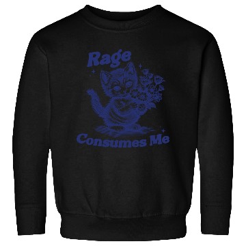 Discover Rage Consumes Me Sweatshirts, Funny Mental Health Meme
