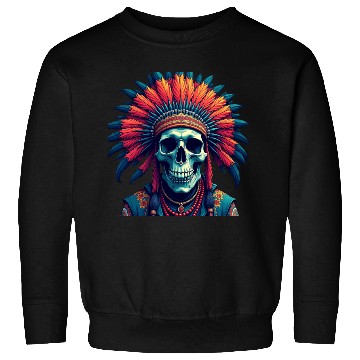 Discover Feathered Skull Sweatshirts