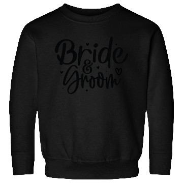Discover Bride and Groom Elegant Wedding Sweatshirts
