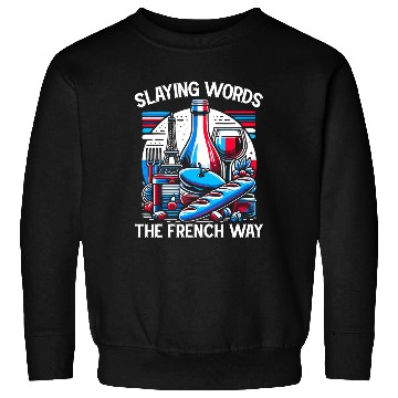 Discover French Language Teacher Education France Teaching Sweatshirts