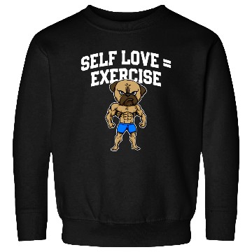 Discover Self Love Exercise Workout Motivational Quote Gym Sweatshirts