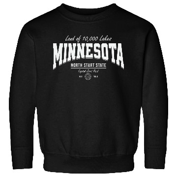 Discover Minnesota Land of 10,000 Lakes Sweatshirts