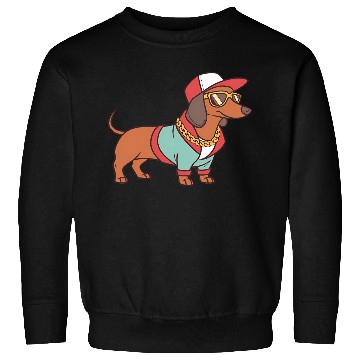 Discover Hip Hop Dachshund Music Dachshund Song Singing Sweatshirts
