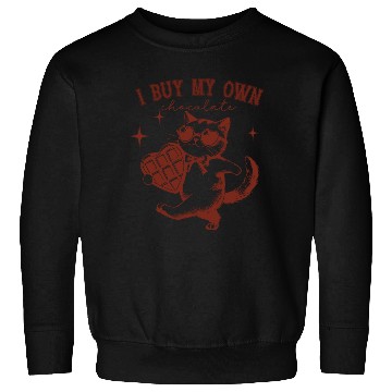 Discover Funny Chocolate lover Cat Owners Gift Sweatshirts