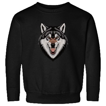 Discover Angry wolf Sweatshirts