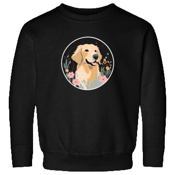 Discover Golden Retriever Floral Bliss Sweatshirts