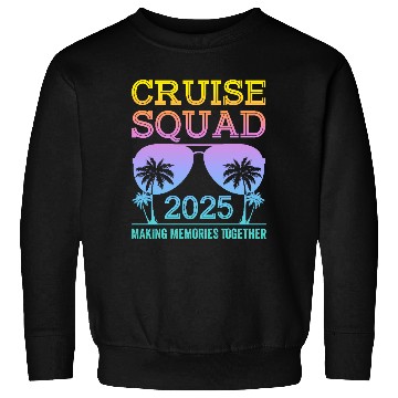 Discover Cruise Squad 2025 - Ultimate Vacation Vibes Sweatshirts