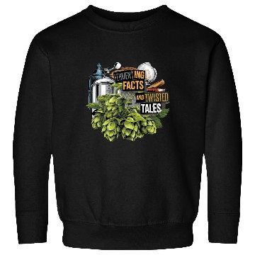 Discover Craft Beer Brewing & True Crime Twisted Tales Sweatshirts