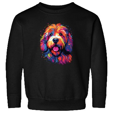 Discover Watercolor Colorful Labradoodle Sweatshirts