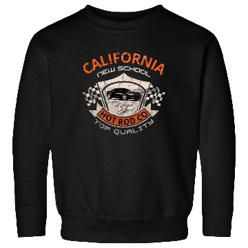 Discover California New School Hot Rod Co. Sweatshirts