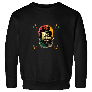 Discover iam black history liftime Sweatshirts