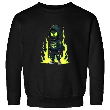 Discover Toxic Menace - Radioactive Streetwear Warrior Sweatshirts