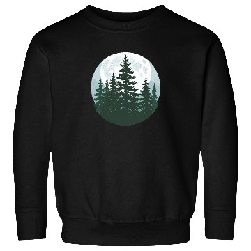 Discover Trees Wildlife Nature Forest Silhouette Sweatshirts