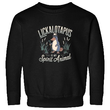 Discover Lickalotopus: The Platypus Spirit Sweatshirts