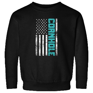 Discover Cornhole Usa Flag Sweatshirts