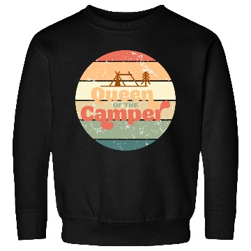 Discover Queen Of The Camper Sweatshirts