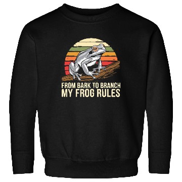 Discover Gray Tree Frog Lover Animal Amphibian Froggy Toad Sweatshirts