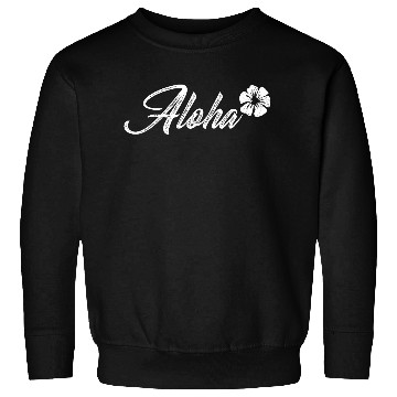 Discover Aloha Life – Tropical Flower Accent Sweatshirts
