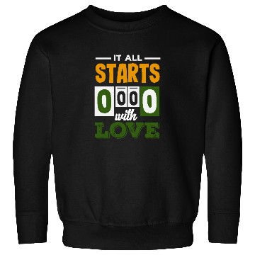 Discover Tennis It All Starts 0 0 0 With Love Sweatshirts
