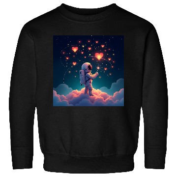 Discover Astronauts are full of love Sweatshirts