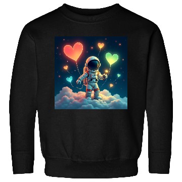 Discover Astronauts are full of love Sweatshirts