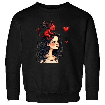 Discover Love devil Sweatshirts