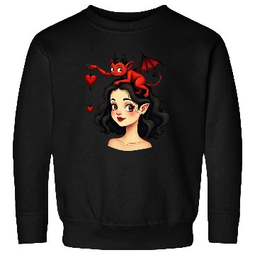 Discover Love devil Sweatshirts
