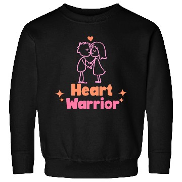 Discover Heart warrior, valentine Sweatshirts