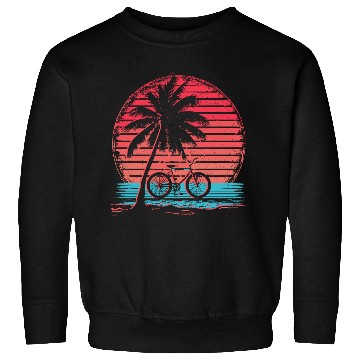 Discover Cycling Synthwave Sweatshirts