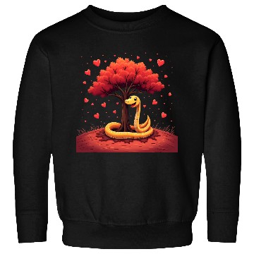 Discover I love my snake heart tree Sweatshirts