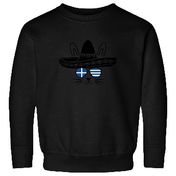 Discover Rabbit Bunny Easter Greece Flag Funny Easter Sweatshirts