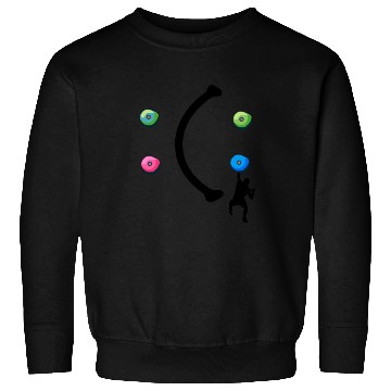 Discover bouldering, boulderer, gift, cool, climbing wall, Sweatshirts