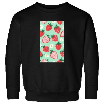 Discover Red Strawberries &Daisies Pattern Phone Case Cover Sweatshirts