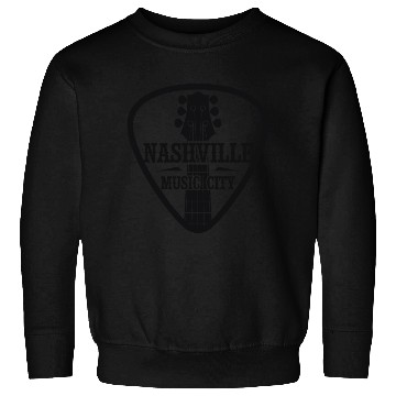 Discover Nashville Music City Guitar Pick Sweatshirts
