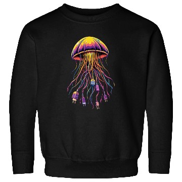 Discover Electric Jellyfish Sweatshirts
