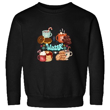 Discover Winter Treats and Warm Beverages Sweatshirts