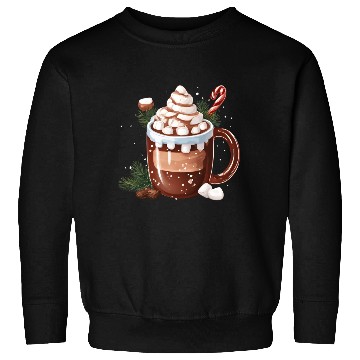 Discover Festive Hot Chocolate with Marshmallows Sweatshirts