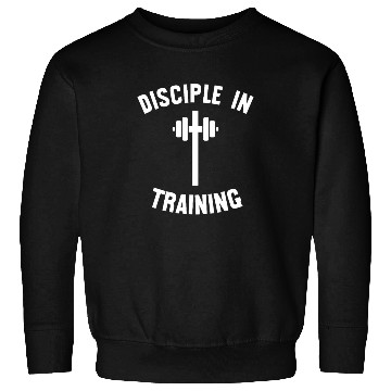 Discover Disciple in training barbell Sweatshirts