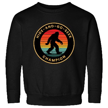 Discover Bigfoot hide and seek Sweatshirts