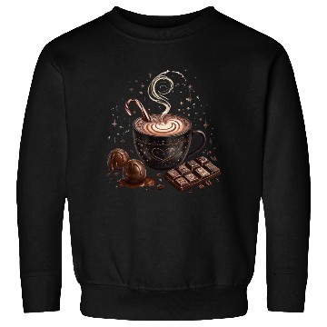 Discover Cozy Hot Chocolate with Sweet Treats Sweatshirts