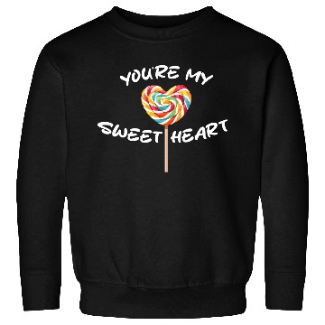 Discover Sweetheart Rainbow Lollipop Valentine's Day Lolli Sweatshirts