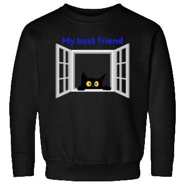 Discover My Best Friend Cat Sweatshirts