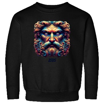 Discover face of zeus mythosview Sweatshirts