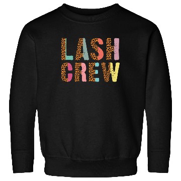 Discover Lash Crew Lash Artist Eyelash Lover Sweatshirts