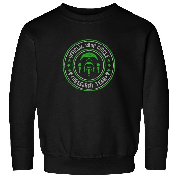 Discover Official Crop Circle Research Team | Alien Message Sweatshirts