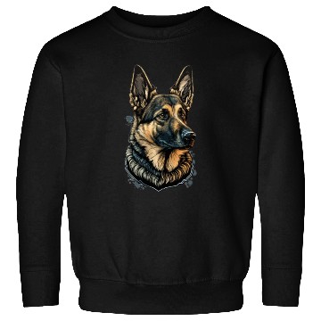 Discover German Shepherd Dog Fierce Face Sweatshirts