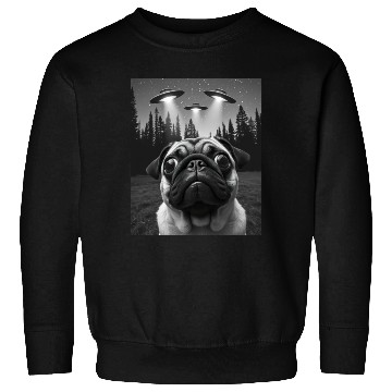Discover UFO Funny Dog Sweatshirts