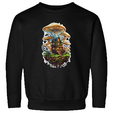 Discover Fungi house Sweatshirts