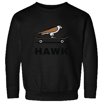 Discover Hawk Skater Fan Skateboard Stunts Freestyle Gift Sweatshirts