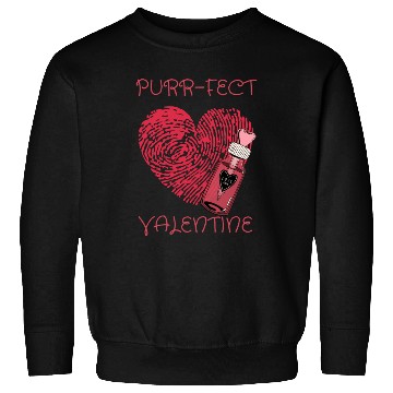 Discover Purrfect Valentine day Sweatshirts